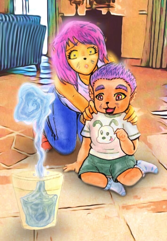 ilustração digital light novel rebelião