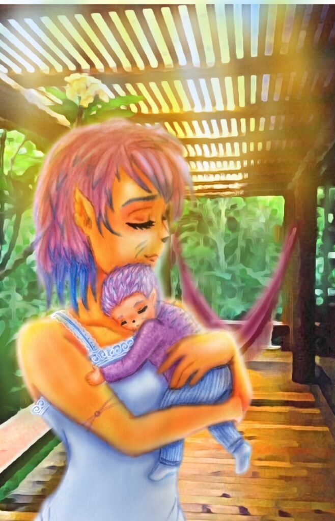 ilustração digital light novel rebelião